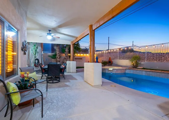 New Santa Fe Style Pool Near Yonder Park Lake Havasu City